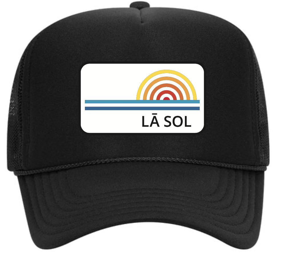 LĀ SOL Collective Trucker Hat - LĀ SOL COLLECTIVE reef - friendly zinc - based clean beauty