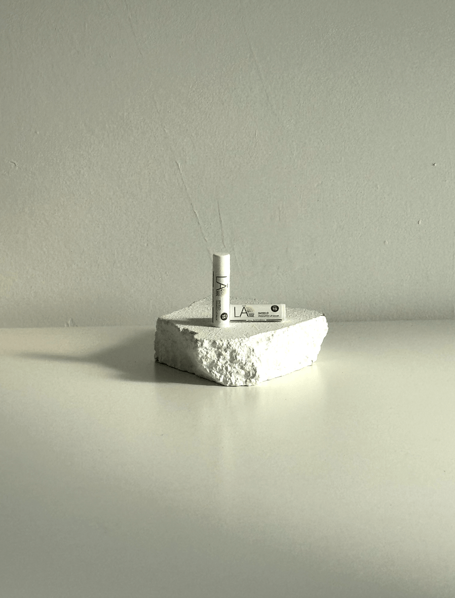 SHIELD SPF 15 NATURAL PINEAPPLE LIP BALM - LĀ SOL COLLECTIVE reef - friendly zinc - based clean beauty